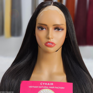 วิกผมแท้คุณภาพสูงแบบตรงธรรมชาติจากเวียดนาม ราคาขายส่ง วิกผมตรงแบบ SDD - Product Image 2