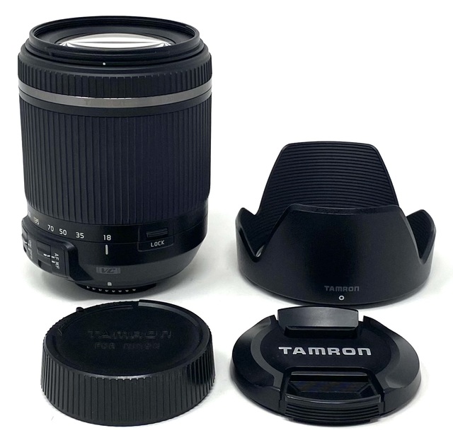 used camera lens Tamron AF 18-200mm F/3.5-6.3 Di-II VC All-in-One Zoom for Nikon APS-C Digital SLR Black
