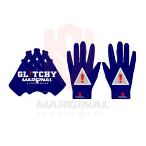 Wholesale Hot Sale Customized American Football Gloves 2026 Non-Slip Hand Grips Full Finger Adjustable Wrist Straps <b>Hook</b> Loop - Product Image 5