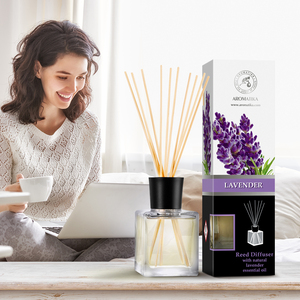 Diffuseur à bâtonnets Aromatika Lavande 200ml avec huile essentielle naturelle, parfum d'ambiance apaisant longue durée - Product Image 5
