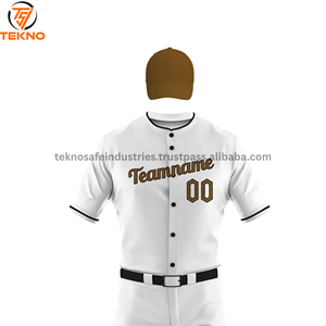 Uniformes de béisbol y softball hechos a medida de alta calidad, novedad, fabricación de poliéster 100%, a la venta, servicio OEM - Product Image 2