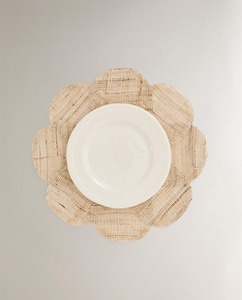 Set de table en rotin en forme de fleur, produits écologiques, fabriqué au Vietnam, décoration de table, vente en gros - Product Image 4