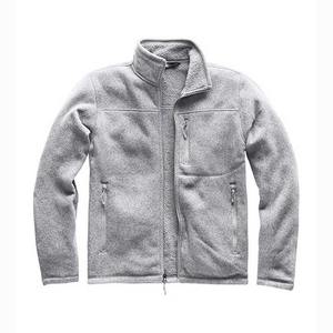 Veste polaire de haute qualité pour hommes avec col montant Logo personnalisé Automne Hiver Full-Zip Crew Neck Solid Design - Product Image 3