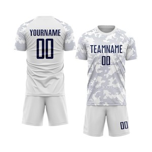 Uniformes de Fútbol Personalizados por Sublimación, 100% Poliéster Ecológico, Pantalones Cortos Transpirables con Diseño Estampado de Verano, Colocación del Logotipo y Color - Product Image 2