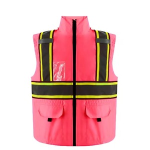 Chaleco de Seguridad Reflectante de Alta Visibilidad, Ropa de Trabajo de Malla, Chaleco para Trabajadores de la Carretera, Ropa Protectora, Uniforme de Control de Tráfico Industrial - Product Image 4