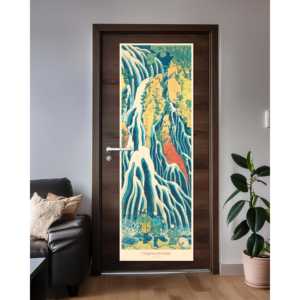 Affiche d'art japonais de Hiroshige Utagawa, décoration de porte élégante - Product Image 4