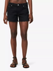 Pantalones cortos de mezclilla personalizados de verano para mujer Pantalones calientes rasgados elegantes con logotipo de fabricantes de calidad superior en técnicas de lavado de cintura - Product Image 4