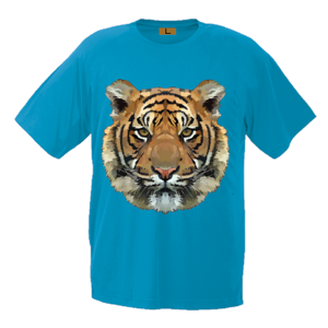 T-shirt pour homme à manches courtes en polyester respirant et écologique de qualité supérieure, col rond, avec impression numérique, logo personnalisé, design vierge - Product Image 2