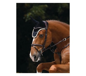 Voile de cheval en forme de mouche, Bonnet, filet d'oreille, Crochet, Logo personnalisé, produit pour cheval, voile - Product Image 1