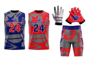 ชุดยูนิฟอร์มฟุตบอลธงชาติอเมริกันแบบซับลิเมชั่นสำหรับเยาวชน 7v7 ออกแบบมาเพื่อผู้ที่ชื่นชอบกีฬาอย่างดีที่สุด - Product Image 2