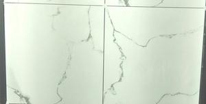 Carreaux de grès cérame émaillés aspect marbre onyx blanc de luxe 600×600 mm (60×60 cm / 24×24 pouces) 600×1200 mm (60×120 cm / 24×48 pouces) - Product Image 5