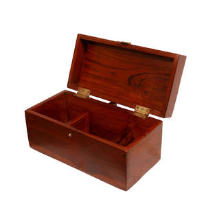 Luxury Handmade Mango <b>Wooden</b> Gift Box 4 <b>Partition</b> Lid High Quality Home Decorative Pine Craft Model Polished Technique - Product Image 5