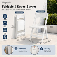 Chaise pliante durable en PP pour institutions, idéale pour les églises, les écoles, les centres communautaires et les réunions – Optimisation de l'espace