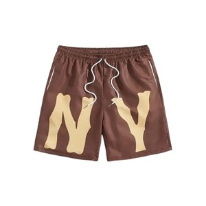 Summer Casual Men's <b>Lounge</b> Shorts - Soft Breathable Fabric Athletic Wear - Plus Size Loose Fit Shorts for Sports and Outdoor - Product Image 1