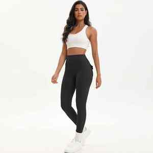 Women Yoga Legging trousers with pocket Fitness <b>pants</b> <b>Cargo</b> style Cycling Workout Gym Breathable Elastic Waist Yoga Leggings - Product Image 3