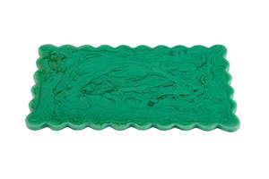 Planche à découper ronde moderne en résine, durable et facile à nettoyer, idéale pour la ferme et la villa, pour servir le fromage et préparer les salades - Product Image 6