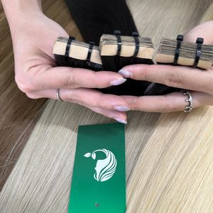 100% cinta de cabello humano dibujado doble crudo vietnamita extensión de cabello cinta Natural de alta calidad en extensión de cabello - Product Image 3