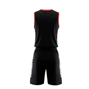 Vêtements de sport pour entraînement de basket-ball réversibles personnalisés pour hommes dernier motif imprimé logo utilisant la technique de sublimation grande taille - Product Image 5