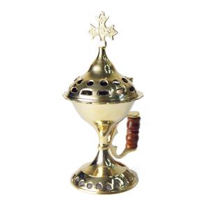 Brûleur d'encens en laiton de forme personnalisée au design unique, couleur or, brûleur d'oud, brûleur arabe de haute qualité - Product Image 2