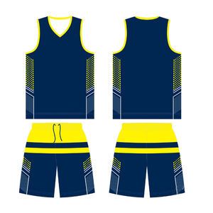 Vente en gros uniforme de basket-ball équipe d'entraînement hommes adultes respirant conception uniforme de basket-ball maillot de basket-ball - Product Image 4