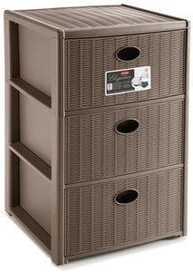 Cassettier Elegance de 3 Cajones - 40x40x60 H Color Blanco - Product Image 2
