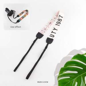 Patrón exquisito solo hombro bandolera correa de cámara fuerte al aire libre portátil SLR Micro cinturón cuello colgante una correa de hombro - Product Image 5