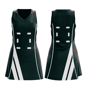 Venta al por mayor de alta calidad mujeres Reversible Netball uniforme de secado rápido impresión Digital vestido de poliéster - Product Image 5