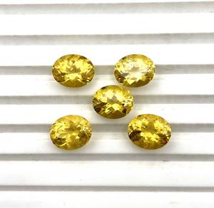 Igi ได้รับการรับรองจากโรงงานหินอัญมณีเบริลสีเหลืองธรรมชาติขนาด3*5-9*11มม. ทรงวงรีสำหรับการทำเครื่องประดับ - Product Image 3