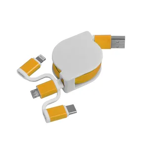 Gadget USB Promozionale 3-in-1 Personalizzato con Cavo Retrattile - Product Image 6