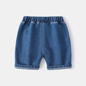 Shorts en toile bleus pour hommes, style délavé, uni, 100% coton, séchage rapide, respirant, dernière arrivée, qualité supérieure personnalisée - Product Image 2