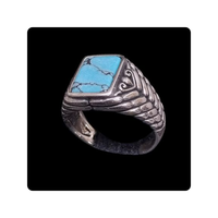 Cincin Tunangan Pria Perak Sterling dengan Moissanite Bersertifikat IGI, Desain Ramping & Elegan, Cocok untuk Pernikahan