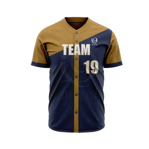 Nouvelle arrivée vêtements de sport 100% polyester tissu uniforme de baseball meilleur prix uniforme de baseball - Product Image 3
