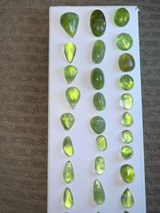 Pierre précieuse de péridot naturel, pierre en vrac pour la fabrication de bijoux, en provenance du Pakistan - Product Image 2