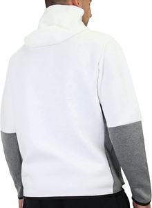 New Wholesale Custom High Quality 100% Cotton <b>Men</b> <b>Zipper</b> <b>Hoodies</b> Paneling Two Color 2025 Latest Design <b>Hoodies</b> For <b>Mens</b> - Product Image 3