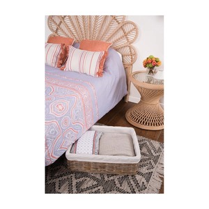 Cesta rectangular rústica de ratán, cesta de almacenamiento hecha a mano, venta al por mayor, ecológica, hecha en Vietnam - Product Image 5