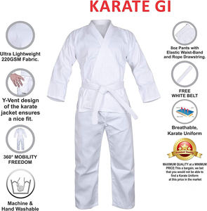 2026 Custom <b>Mens</b> Karate <b>Suit</b> New Style Pakistan Made Quick Dry Martial Arts Uniform Plus Size Stretch Feature - Product Image 6