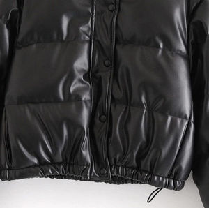 Chaqueta acolchada de pana para mujer, chaqueta ligera y cálida con cierre de cremallera, perfecta para capas - Product Image 6