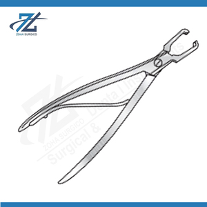 Pinzas de Sujeción de Huesos Frosch de Alta Calidad, 180 mm de Largo, Acero Inoxidable Quirúrgico Manual, Certificación CE, Instrumentos Reutilizables, Pakistán - Product Image 2