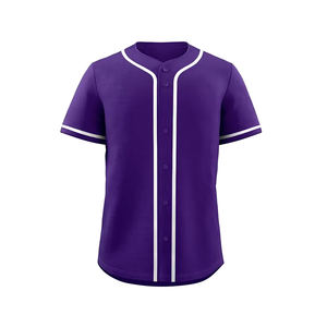 Dernier modèle de maillot de baseball personnalisé Maillot de baseball homme cousu à séchage rapide personnalisé à vendre - Product Image 1