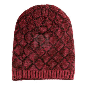 Gorros de tela Jacquard de buena calidad, gorros con diseño de logotipo personalizado, gorros al por mayor, gorros hechos en Pakistán - Product Image 4