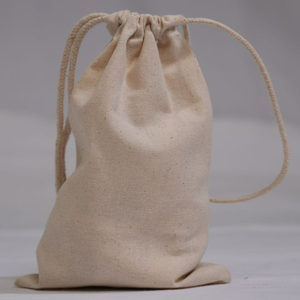 Sac à poussière de luxe en coton recyclé biologique respectueux de l'environnement réutilisable mode emballage cadeau de protection bijoux cosmétiques recyclables - Product Image 5