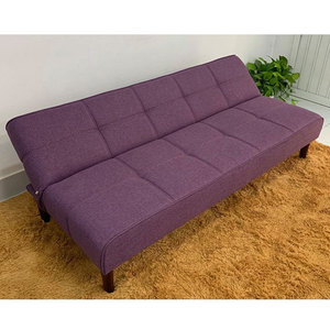 Modern Purple Convertible Inflatable <b>Sofa</b> Bed 168x86x33cm SFG68020 <b>Wooden</b> <b>Frame</b> for Living Room Foldable and Home Furniture - Product Image 4