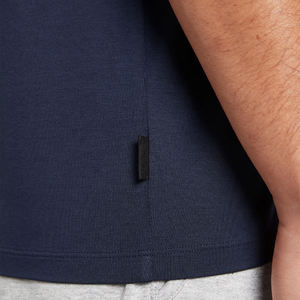 Logo personnalisé T-shirt décontracté à manches courtes et à col en O 100% coton T-shirts à col rond personnalisés pour hommes vente en gros - Product Image 3