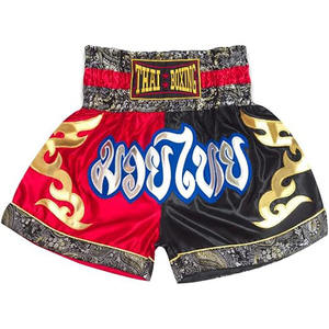 Muay Thai Trunks pour Hommes MMA Kick Boxing Shorts avec Sublimation Broderie Applique Logo Personnalisé Fabricant OEM Prix Pas Cher - Product Image 2