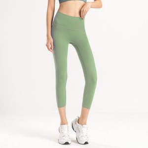 Logotipo personalizado Running Workout Gym Fitness Sports Yoga Leggings Mujeres - Product Image 4