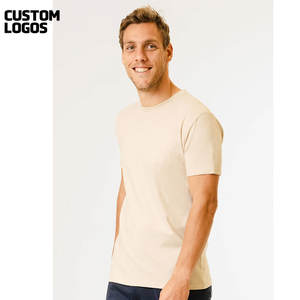 Camiseta de manga corta con estampado gráfico de letras de algodón 100% de buena calidad, Camiseta holgada personalizada para hombre - Product Image 5