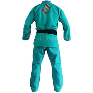 100% coton tissu Jiu Jitsu Kimono Judo uniformes avec broderie Logo impression Stretch entraînement porter Judo karaté costumes - Product Image 3