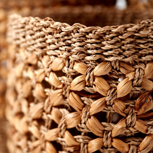 Panier en jonc de mer et en jacinthe d'eau tissé à la main, écologique, panier de rangement naturel pour la maison et la vente au détail, organisateur en provenance du Vietnam - Product Image 3