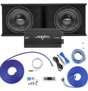 Nuevo en Caja: Caja Acústica para Subwoofer Skars Audio Sdr-2X12D4 Doble de 12 Pulgadas y 2400 Vatios con Puerto de Conexión - Product Image 1