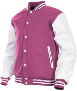 Nouvelle mode, veste universitaire pour hommes, veste universitaire pour hommes en cuir véritable avec manches en cuir et mélange de laine, veste universitaire pour garçons, veste universitaire pour collège - Product Image 6